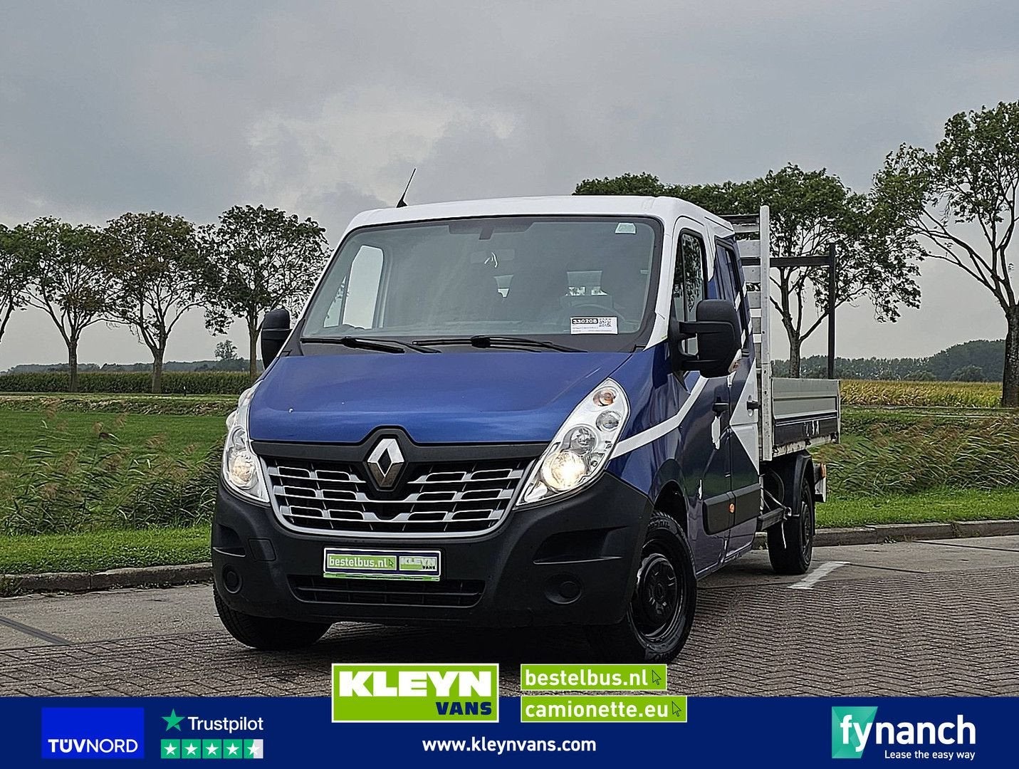 Renault MASTER 2.3 DUB.CAB Open-Laadbak, Auto's, Renault, Bedrijf, Cruise Control, Te koop