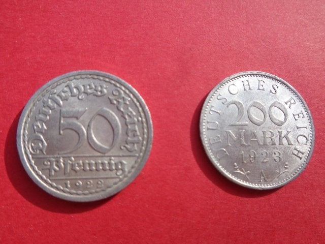 Munt Deutsches Reich 200 Mark 1923, Enlèvement ou Envoi, Allemagne, Monnaie en vrac