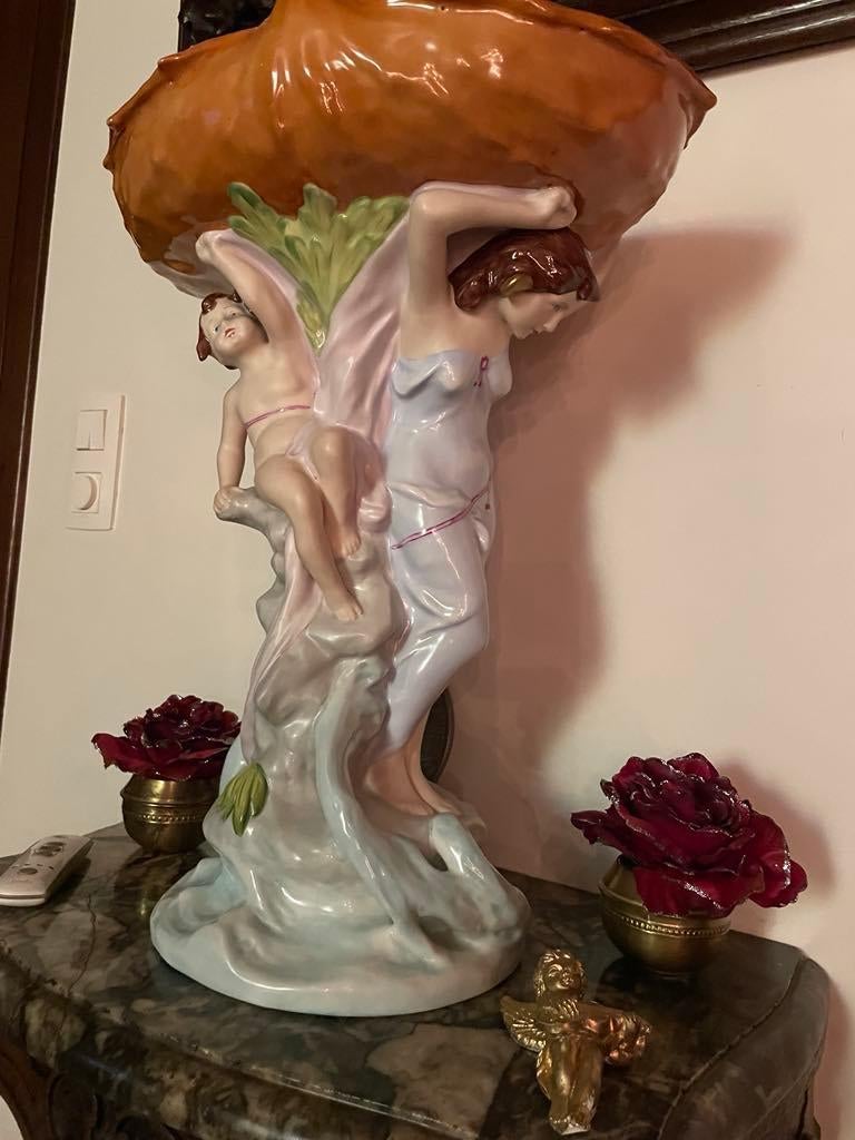 Royal dux tafelstuk., Antiquités & Art, Antiquités | Porcelaine, Enlèvement