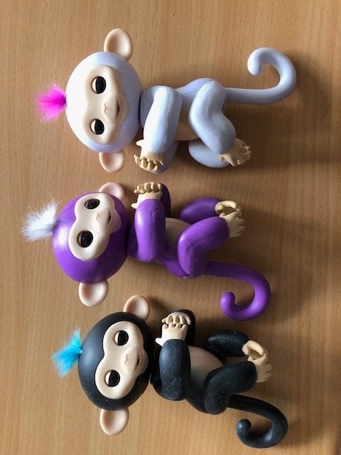 Set van 3 Fingerling aapjes, Enlèvement ou Envoi, Utilisé, Garçon ou Fille