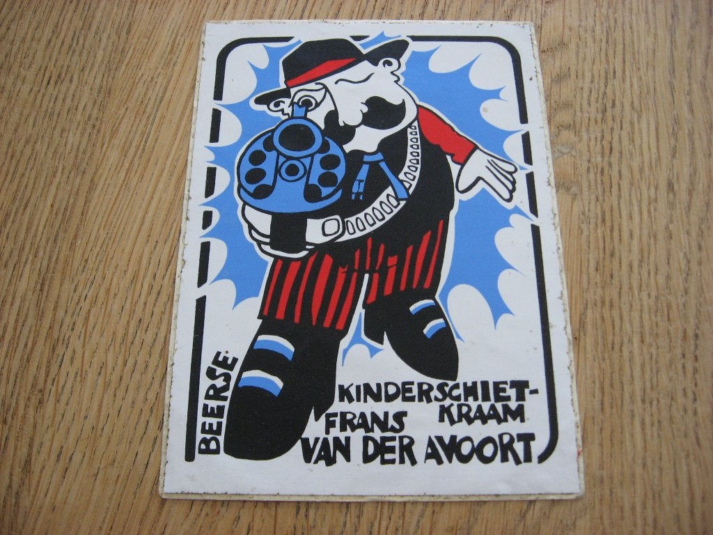 Beerse Kinder Schietkraam Frans Van Der Avoort Kermis Sticke, Enlèvement ou Envoi, Neuf, Autres types
