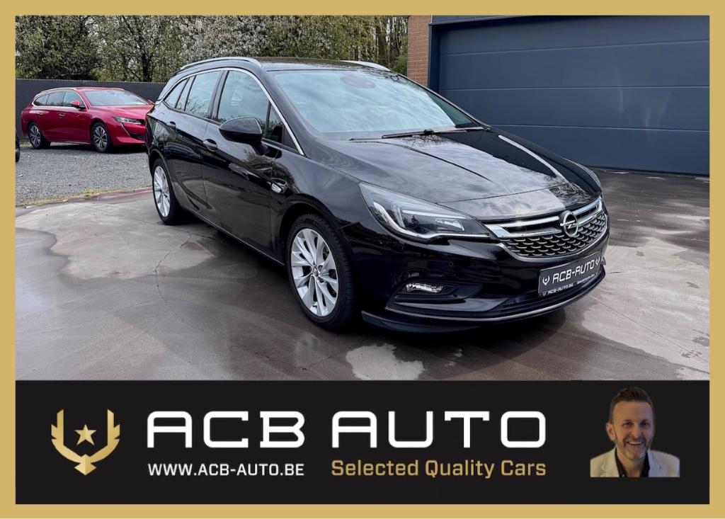 Opel Astra Sports Tourer 1.4 Turbo Innovation Automaat, Auto's, Leder en Stof, Zwart, Opel certified used cars, Bedrijf
