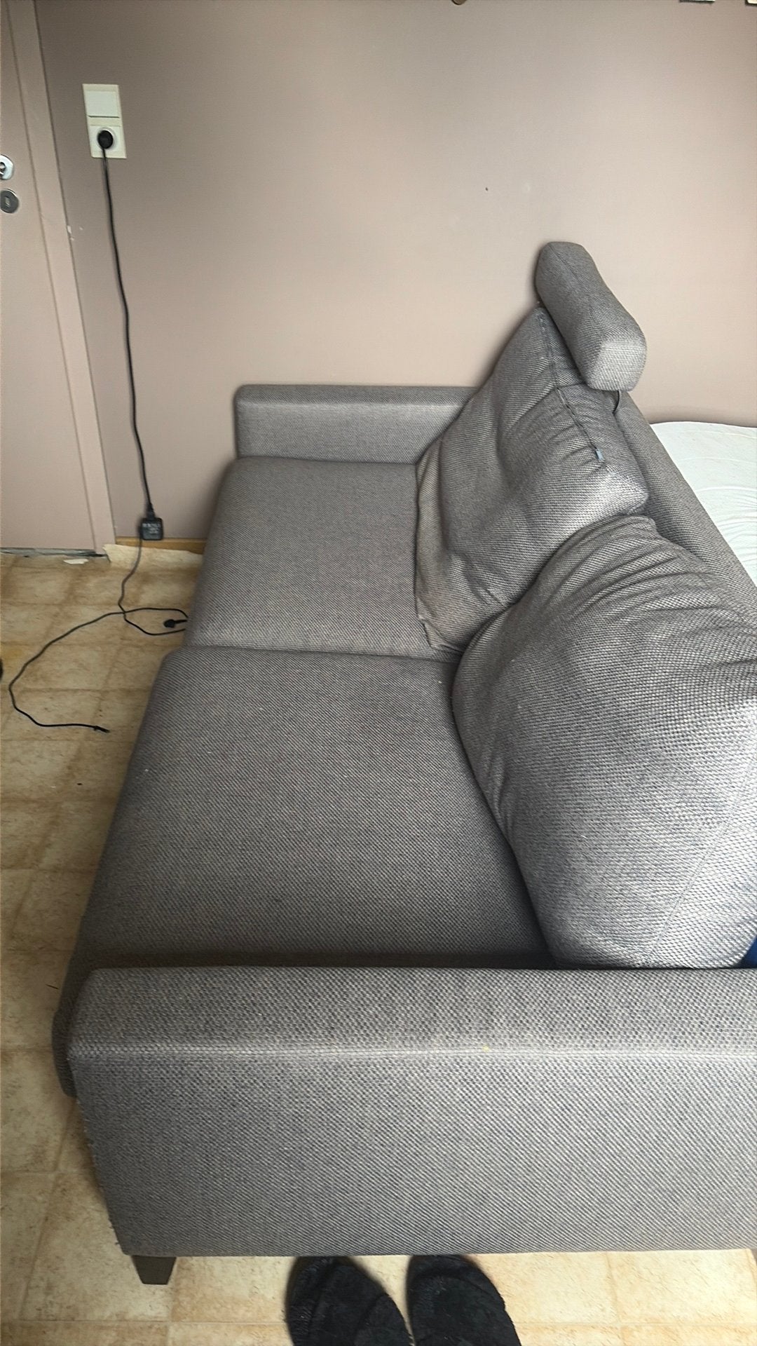 Een zeer goede zetel is niet lang gebruikt, Ophalen, 90 cm, Tweepersoons, 190 cm of minder