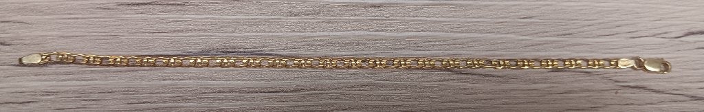 Luxe Italiaanse armband 18k goud (750) - 4,35 gram, Handtassen en Accessoires, Ophalen of Verzenden, Goud, Armband