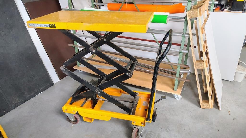Hef lift tafel, Ophalen, Gebruikt