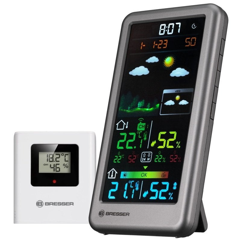 Station météo sans fil BRESSER Neomeo V argent, Enlèvement ou Envoi, Neuf, Station météo