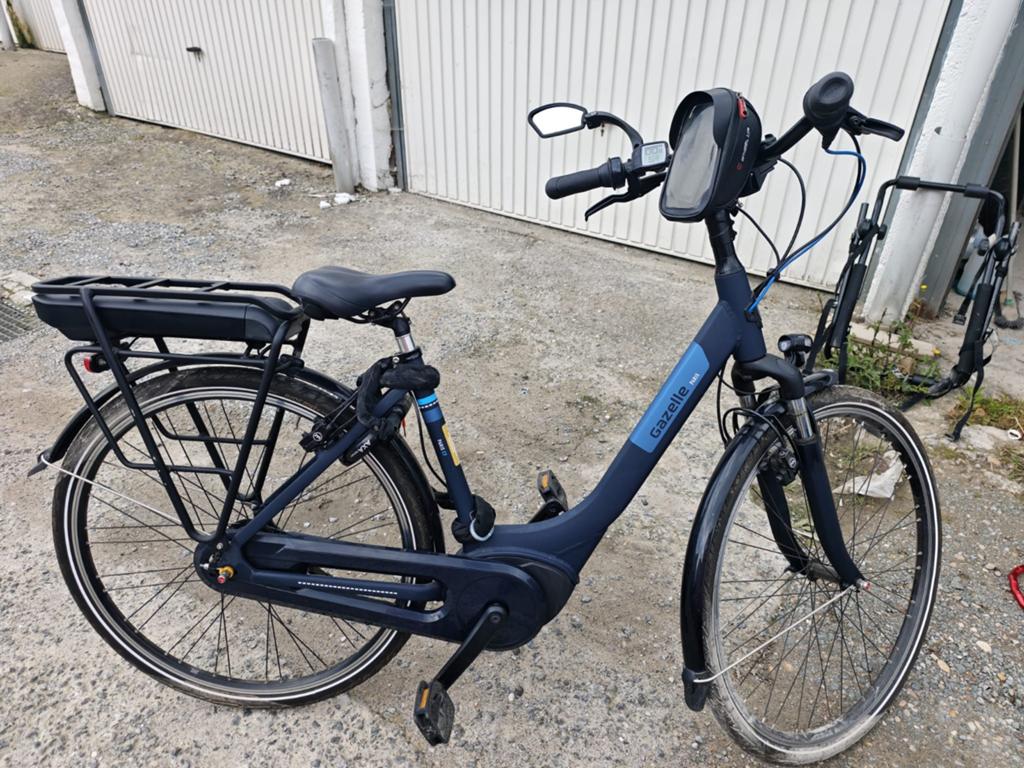 gazelle dames fiets, Fietsen en Brommers, Ophalen, Zo goed als nieuw, 47 tot 51 cm, 50 km per accu of meer