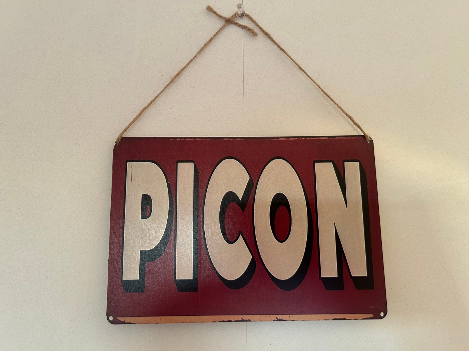 Reclamebord Picon, Ophalen of Verzenden, Zo goed als nieuw, Reclamebord