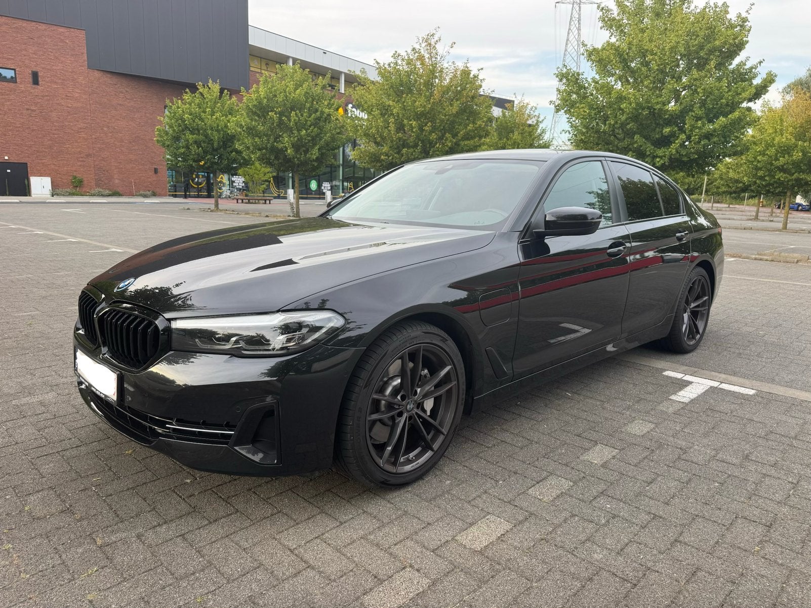 BMW 502 e, Auto's, BMW, Automaat, 4 deurs, Zwart, Leder