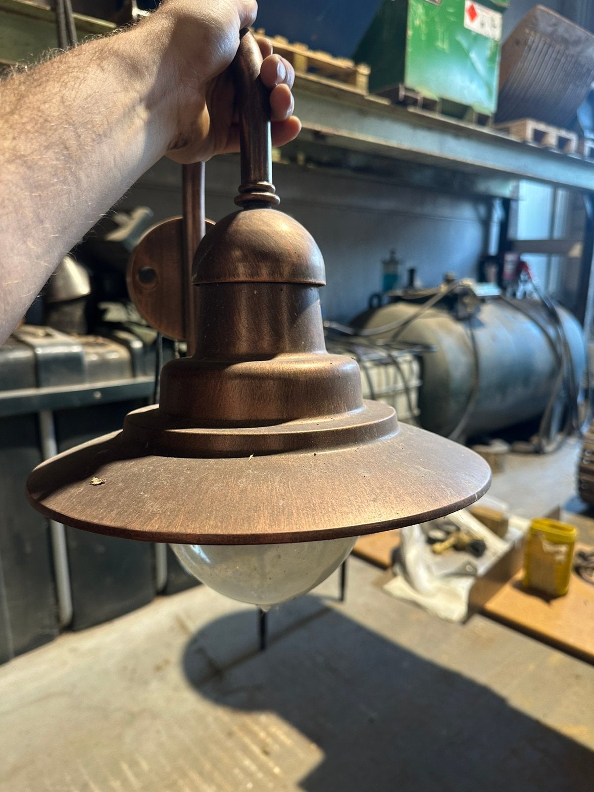 Lampe murale Philips en bronze, Enlèvement, Comme neuf