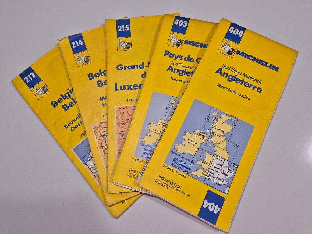 Oude landkaarten Michelin, Livres, Atlas & Cartes géographiques, Carte géographique, Autres régions, 1800 à 2000, Enlèvement ou Envoi
