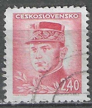 Tchécoslovaquie 1945/1947 - Yvert 410 - Milan Stefanik (ST), Envoi, Affranchi