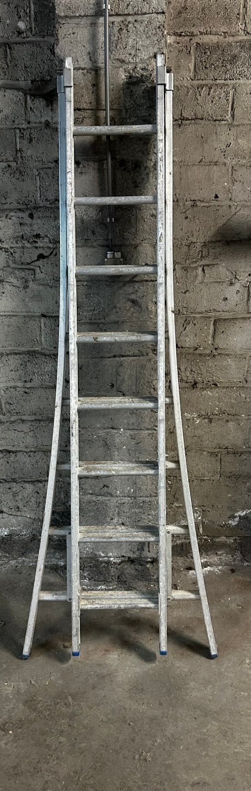 Échelle en aluminium : 3,50 mètres de haut, Bricolage & Construction, Échelles & Escaliers, Enlèvement, Utilisé, Échelle