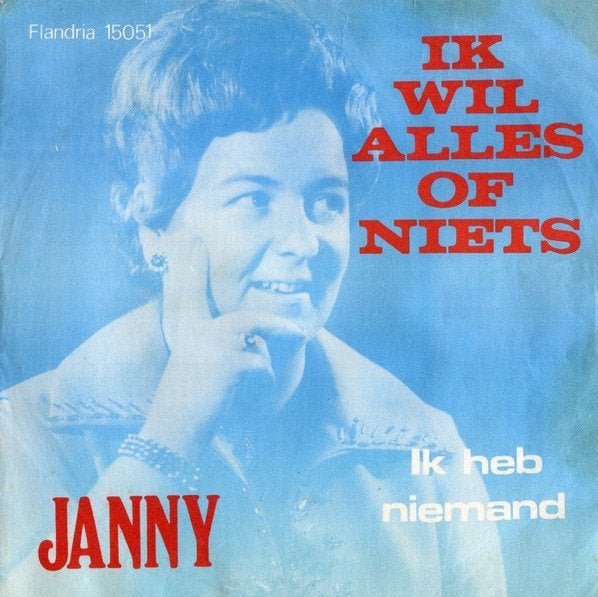 Janny - ik wil alles of niets, Cd's en Dvd's, Ophalen, Gebruikt, 7 inch, 1970 - 1979