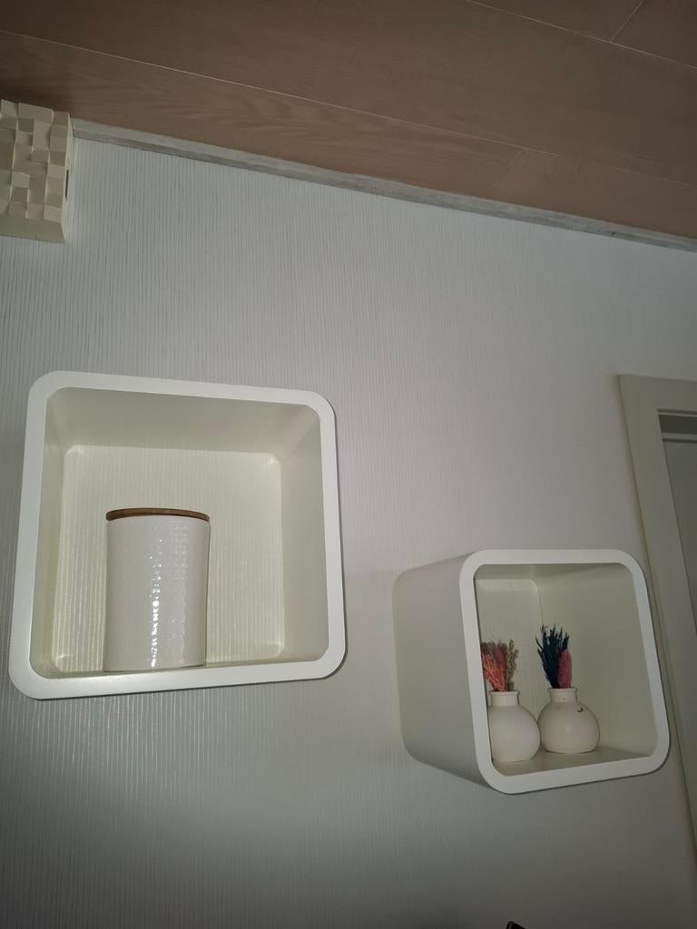 Kubus wandschappen, wandplanken 4st., Huis en Inrichting, Ophalen