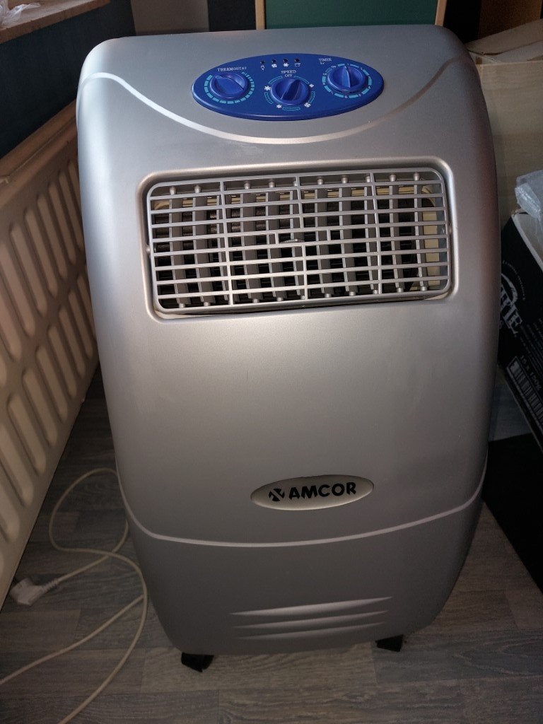 mobiele airco, Elektronische apparatuur, Airco's, Zo goed als nieuw, Mobiele airco, Minder dan 60 m³, 2 snelheden, Koelen en Ontvochtigen