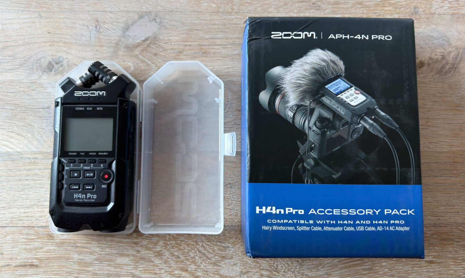 Zoom H4N Pro + Accessoireset, Ophalen of Verzenden, Zo goed als nieuw