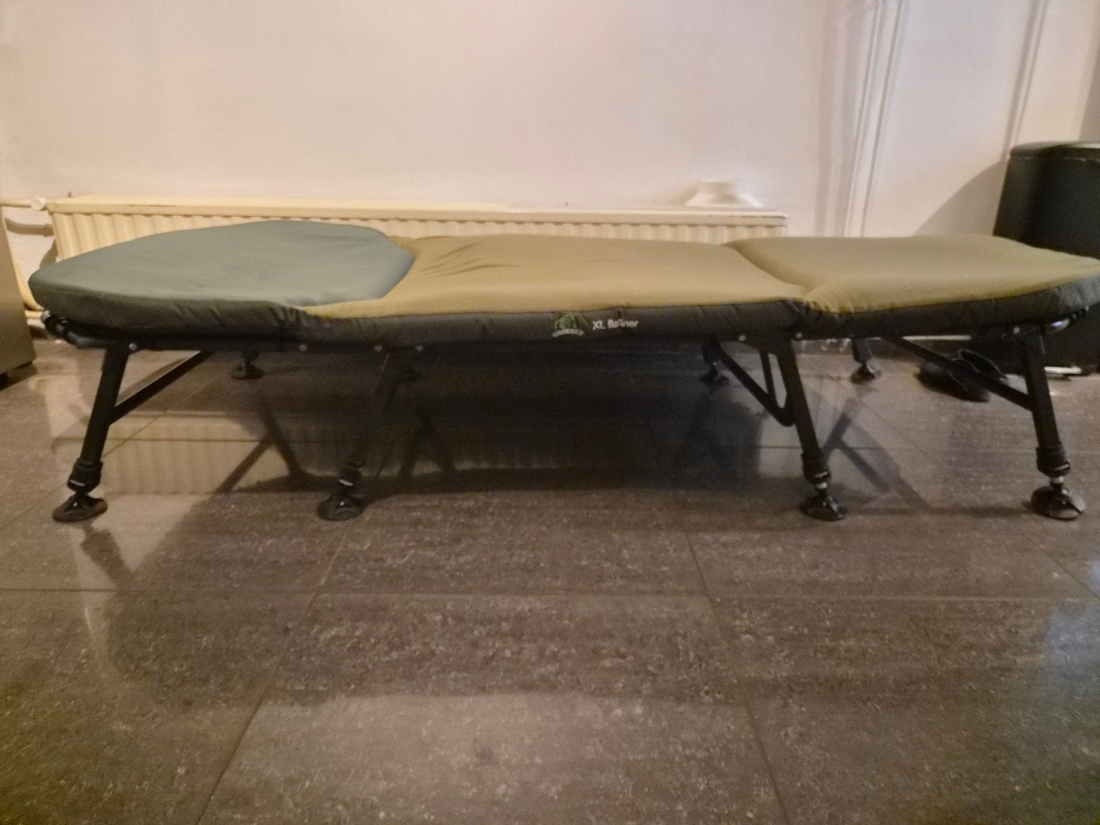 grizzly flatliner xl bedchair, Caravans en Kamperen, Ophalen