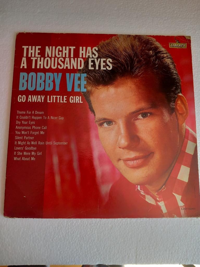 BOBBY VEE. THE NIGHT HAS A THOUSAND EYES. USA LP, Cd's en Dvd's, Vinyl | Overige Vinyl, Ophalen of Verzenden