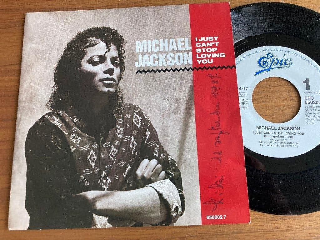 Michael Jackson – I Just Can't Stop Loving You, Ophalen of Verzenden, 7 inch