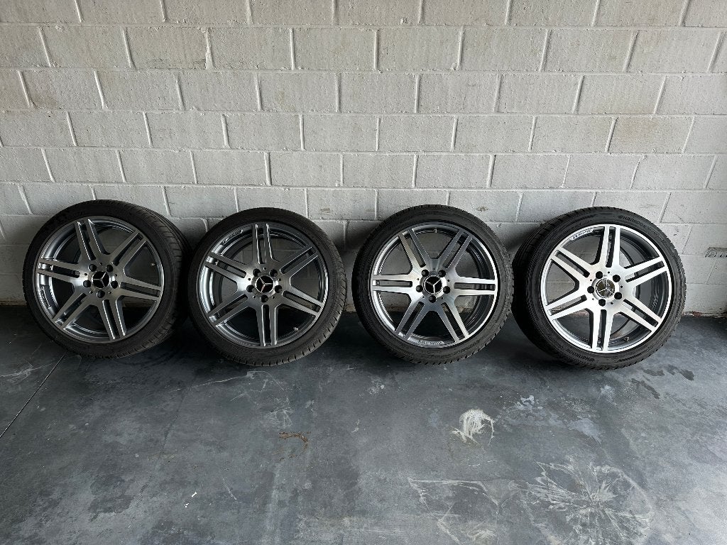 Originele mercedes AMG velgen breedset  A207, Ophalen, 18 inch, 255 mm, Velg(en)
