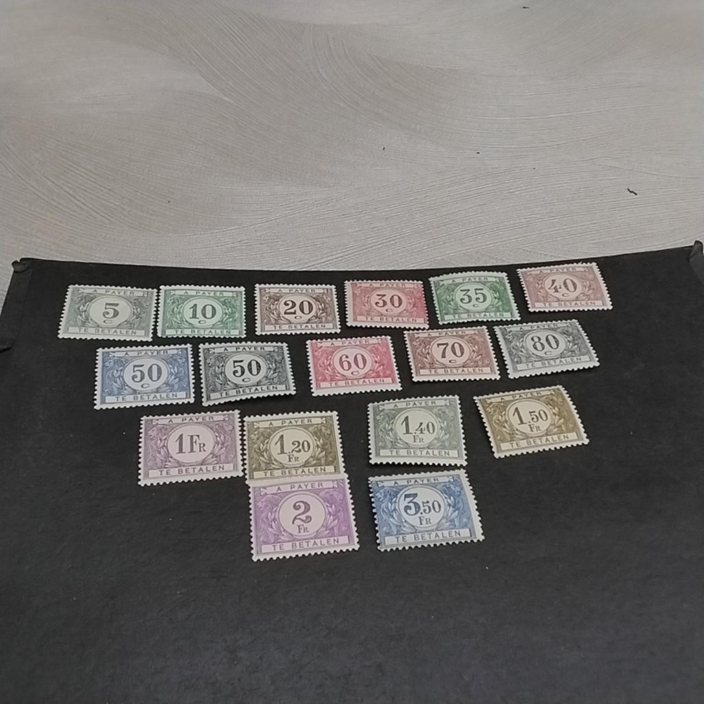 BELGIE Taks 32/48 scharnier met cote 7,50 €, Ophalen of Verzenden