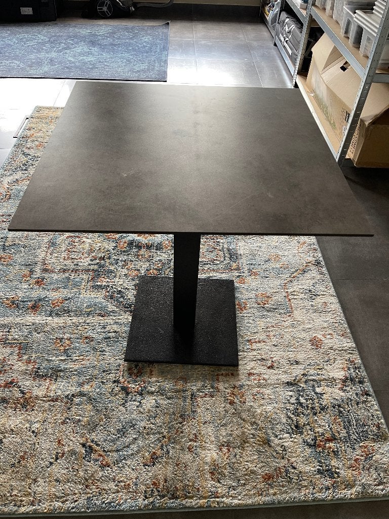 Bistro eettafel, Huis en Inrichting, Tafels | Eettafels, Gebruikt, 50 tot 100 cm, Vierkant, Tot twee personen