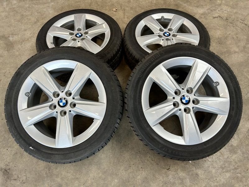 17 inch originele velgen + winterbanden BMW 2 serie F45 F46, Pneus et Jantes, Pneus hiver, -, 205 mm