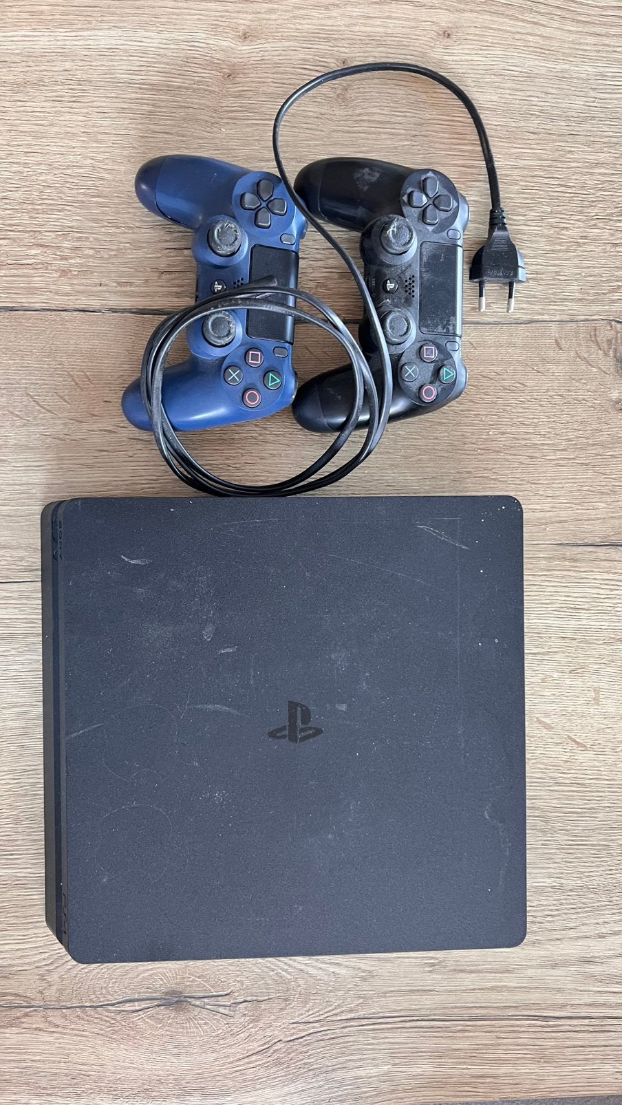 Playstation 4 slim, Games en Spelcomputers, Spelcomputers | Sony PlayStation 4, Ophalen, Met 3 controllers of meer, Slim, 500 GB