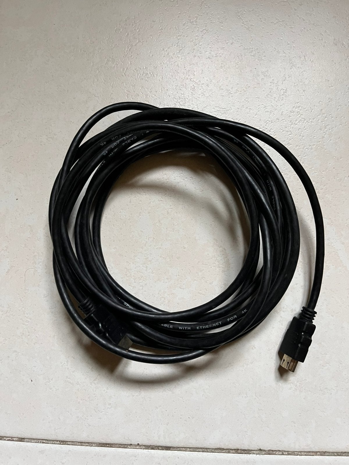 Hdmi kabel 5m, High speed 4K met Ethernet, Ophalen, Zo goed als nieuw