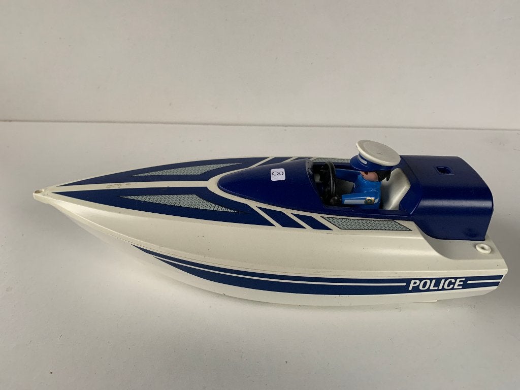 PLAYMOBIL: PATROUILLEBOOT POLITIE, Losse onderdelen, Voertuig, Ophalen of Verzenden, Zo goed als nieuw