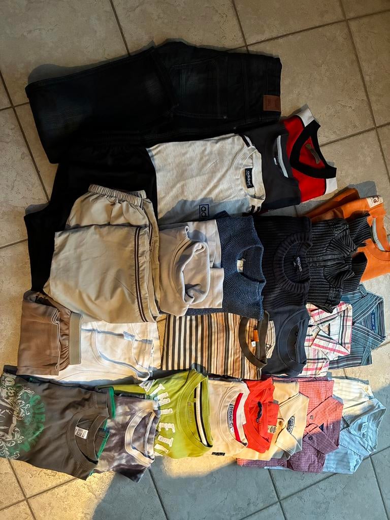 Lot de 26 vêtements garcon - T12 ans/150 cm - portés, Enlèvement ou Envoi, Utilisé