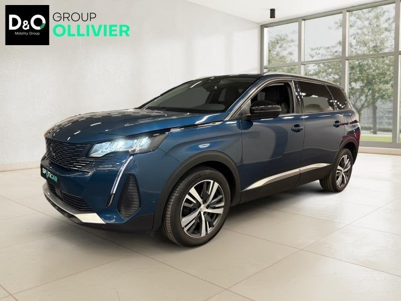Peugeot 5008 II Allure, Auto's, Automaat, Monovolume, 1199 cc, Blauw