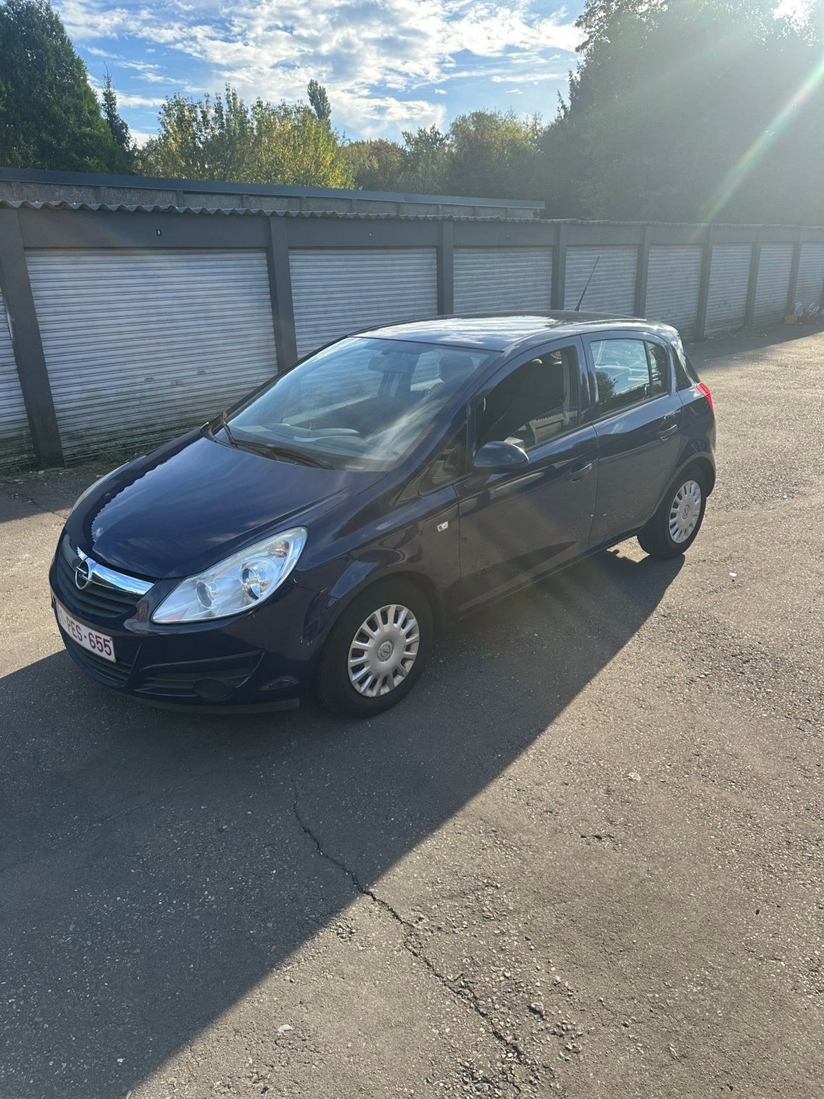 Opel corsa D, Auto's, Stof, Zwart, Blauw, Handgeschakeld