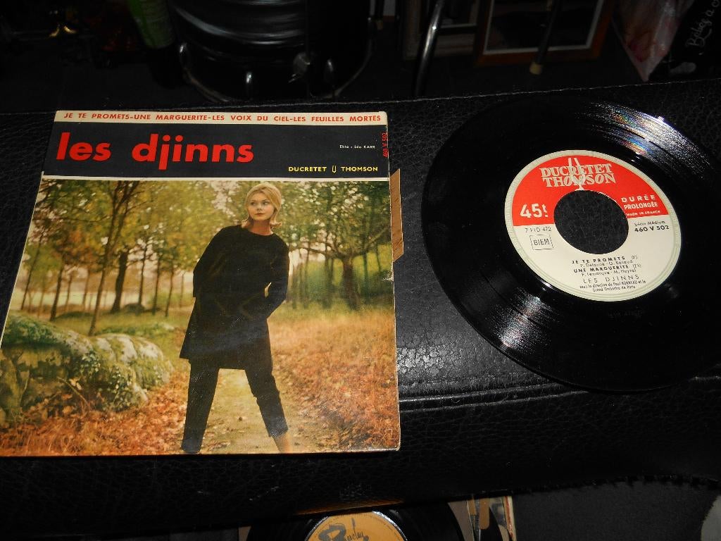 45T 4 pistes Djinns avec languette, Ophalen of Verzenden
