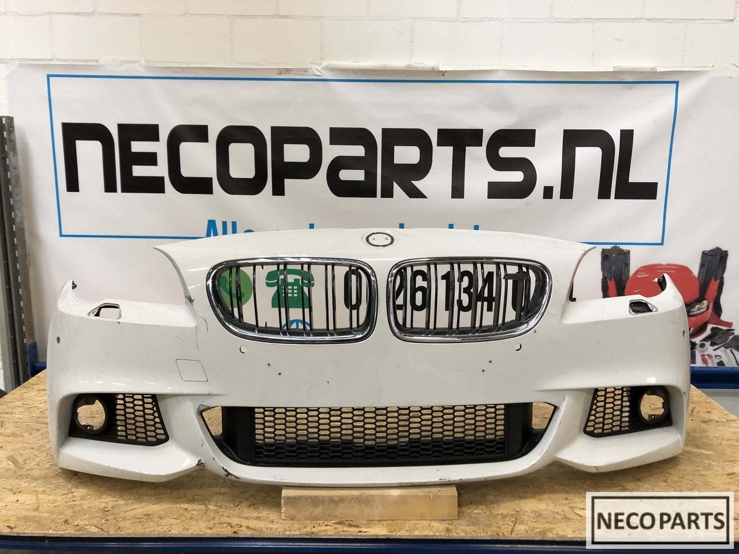 BMW 5 serie f10 f11 m-pakket voorbumper origineel, -, -, Avant, -