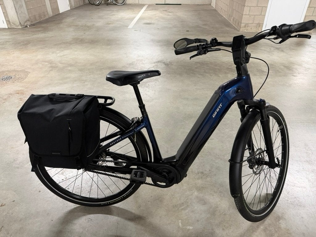 GIANT AnyTour E+ fiets, Vélos & Vélomoteurs, Vélos électriques, Comme neuf, Giant, 55 à 59 cm, 50 km par batterie ou plus, Enlèvement ou Envoi