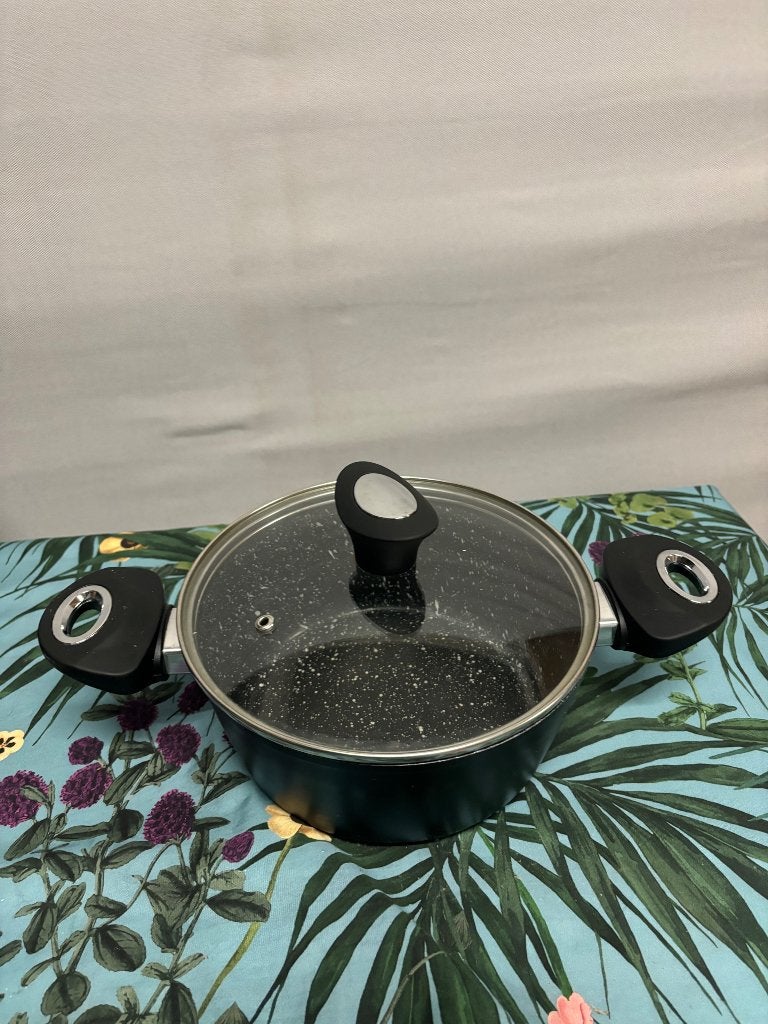 Casserole avec couvercle en verre, Maison & Meubles, Avec couvercle, Enlèvement ou Envoi, Comme neuf, Verre