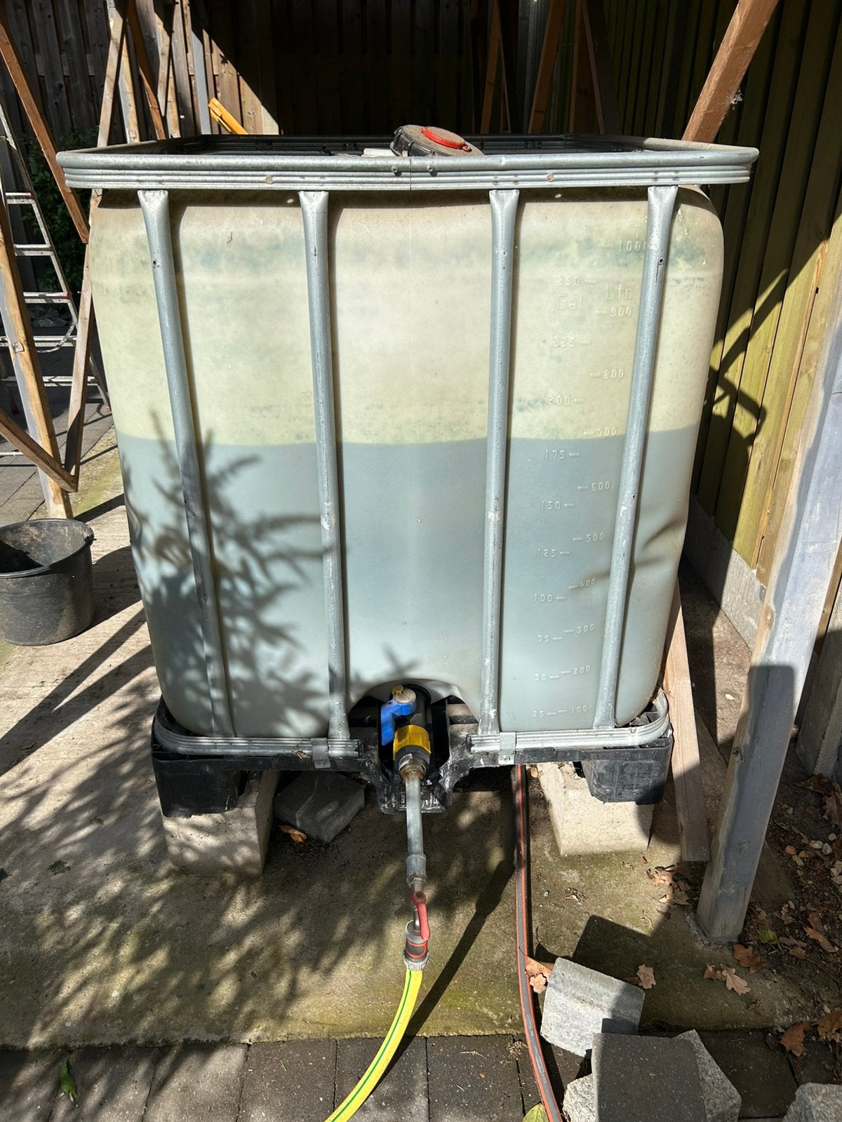 1000 liter vat, Ophalen, Zo goed als nieuw