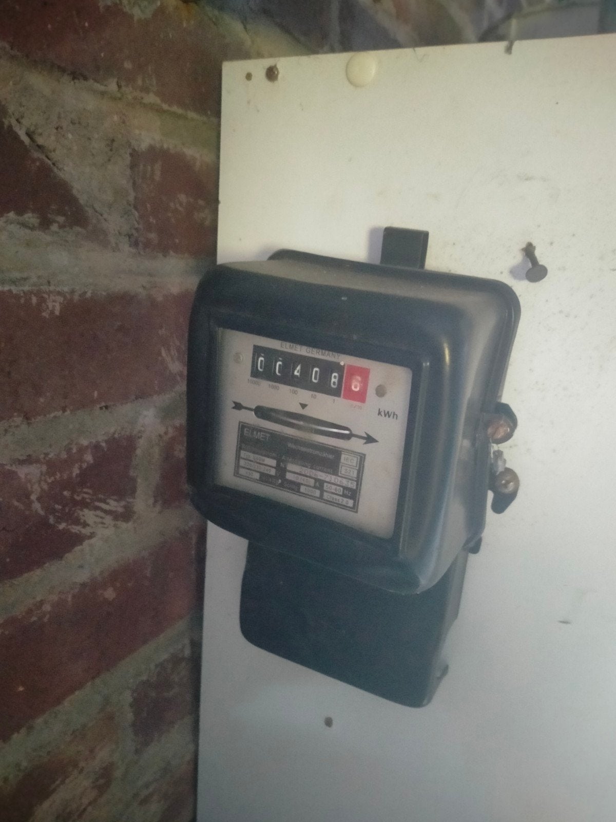 compteur d'électricité entre interrupteur, Bricolage & Construction, Enlèvement, Comme neuf, Électricité