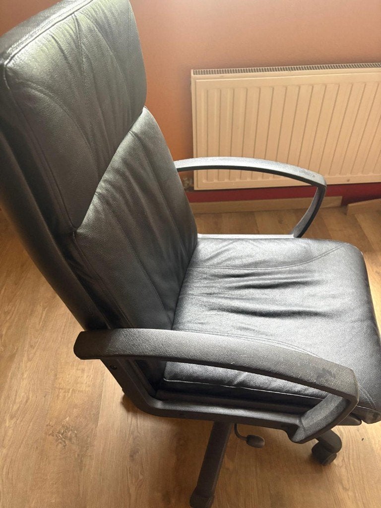 Bureaustoel, Ophalen, Gebruikt, Zwart, Bureaustoel