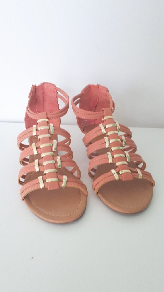 sandalen / oranje / 37, Nieuw, Oranje, Sandalen of Muiltjes, Ophalen of Verzenden