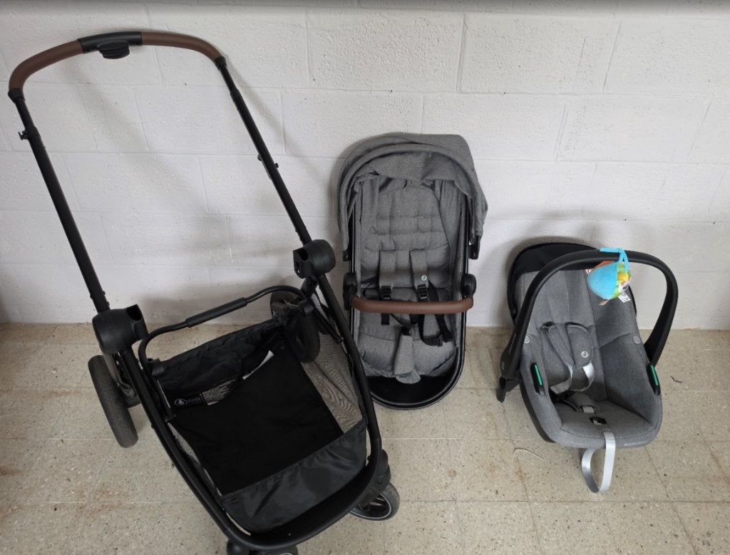 Maxi-Cosi Zelia S Trio 3-en-1 + CabrioFix S i-Size, Enlèvement, Utilisé, Poussette, Maxi-Cosi