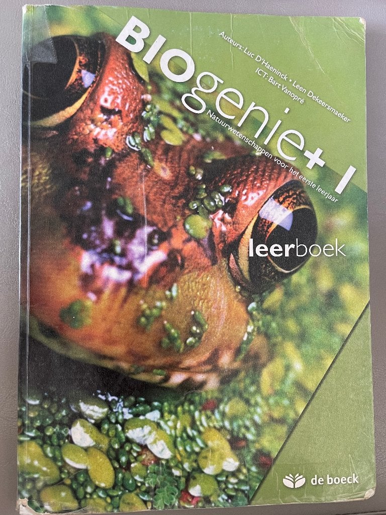 Biogenie+ 1, Livres, Biologie, De Boeck, Enlèvement, Utilisé