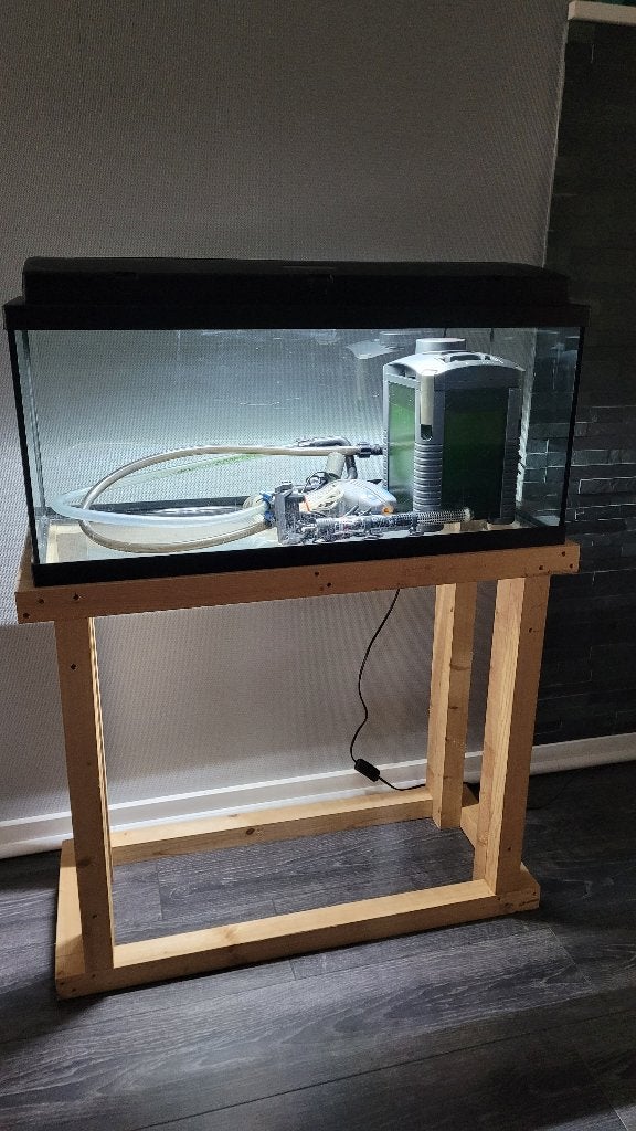 Aquarium Oase 80 Led Zwart/80x36x30cm/86L/Filter/Onderstel, Dieren en Toebehoren, Vissen | Aquaria en Toebehoren, Ophalen, Oase