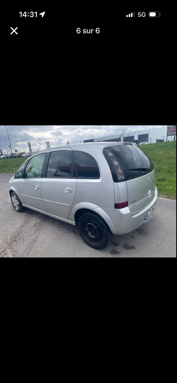 Opel meriva 1,7cdti de 2009, Auto's, 5 deurs, Particulier, Meriva, Zilver of Grijs