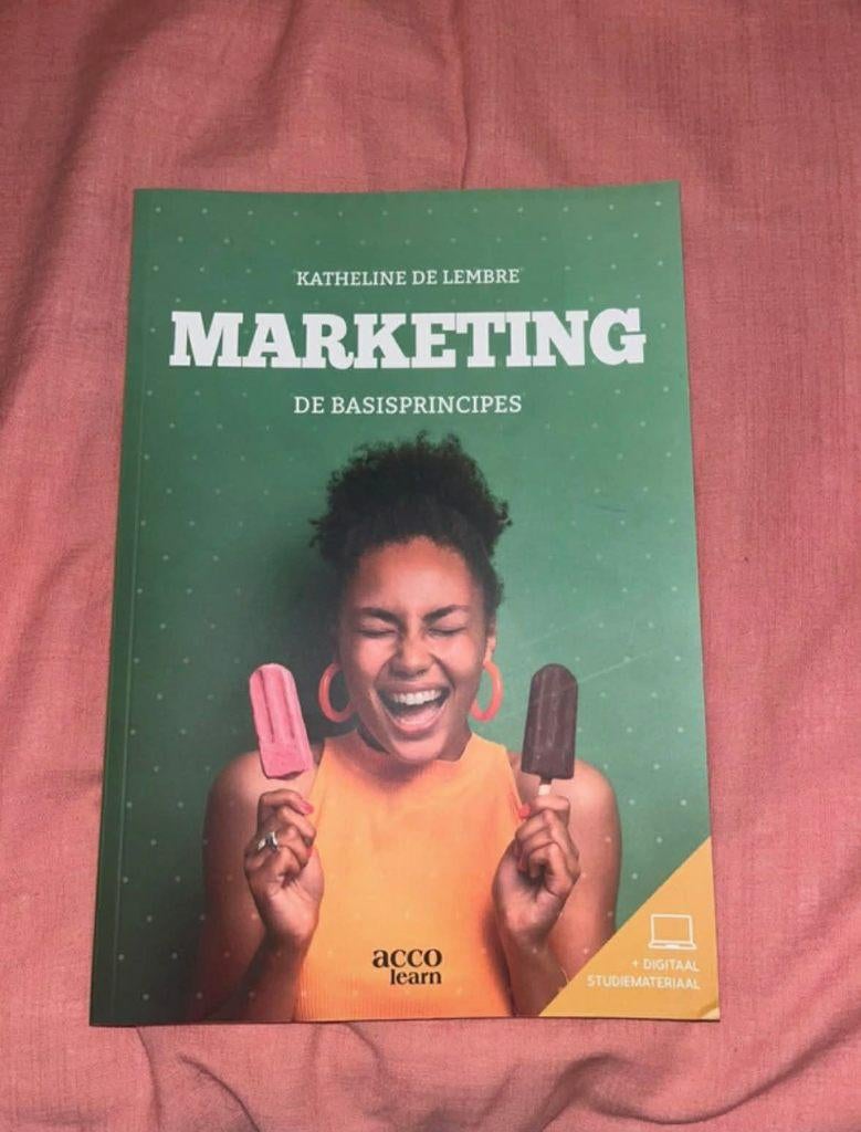 Cursus Marketing De Basisprincipes, Boeken, Ophalen of Verzenden, Nieuw, Economie en Marketing, Kathleen De Lembre