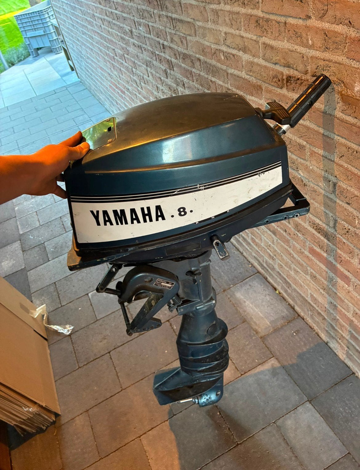 Yamaha 8pk buitenboord motor, Watersport en Boten, Ophalen, Gebruikt