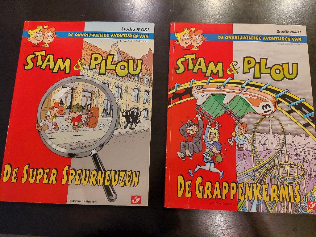 strips van Stam & Pilou, Livres, Enlèvement ou Envoi