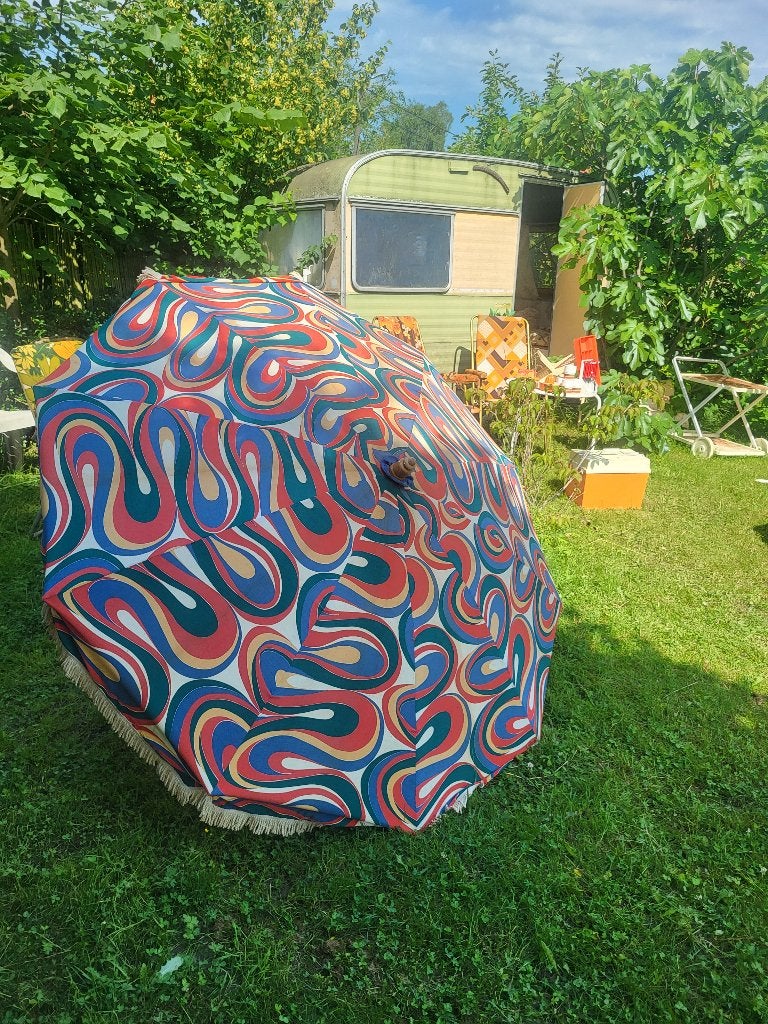 Vintage parasollen, Enlèvement